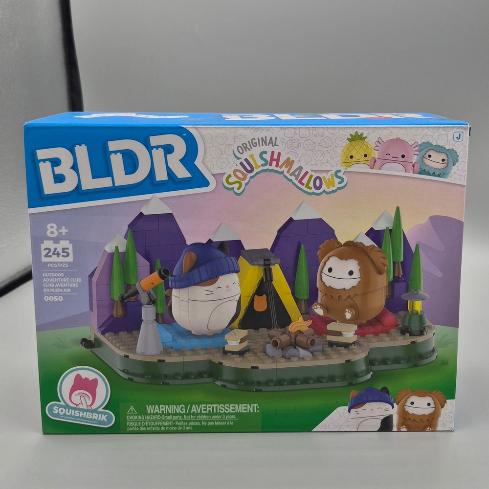 Squishmallows‎ BLDR Outdoor Adventure Club 0050 Building Set 245 Pcs Benny & Cam